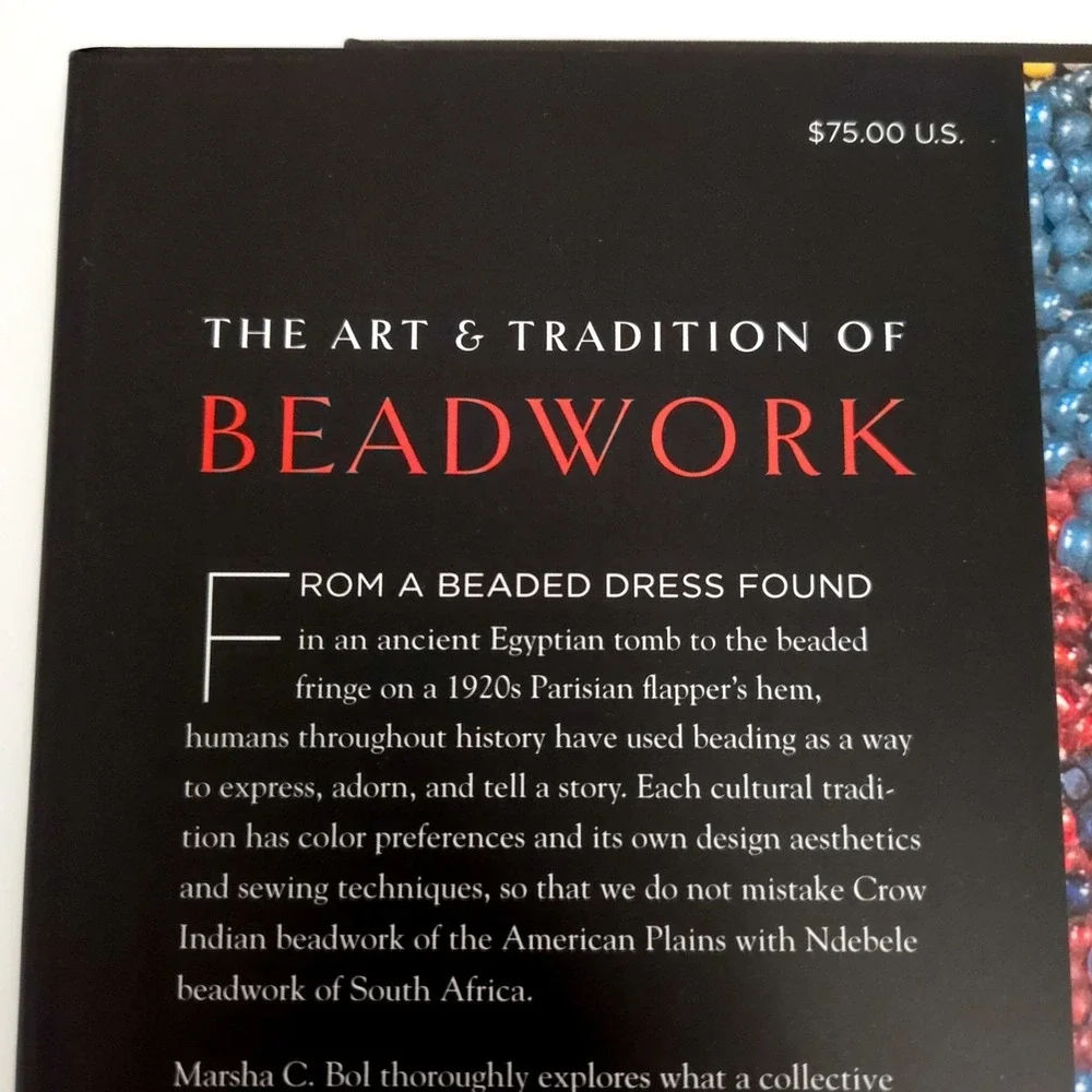 The Art & Tradition of Beadwork Crafting & Culture Hardcover Coffee Table Book